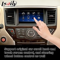صندوق واجهة أندرويد Lsailt CP / AA لنيسان باثفايندر R52 R51 مع واجهة فيديو YTB Gps للملاحة أندرويد للسيارات