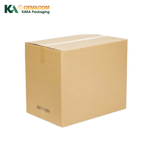 Boîtes d'expédition en carton ondulé robustes avec logo personnalisé KAKA, vente en gros, carton kraft brun pour la logistique - Product Image 1