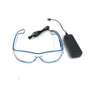 Kính mắt phát sáng khung trong suốt, đèn LED, kính phát sáng unisex, quà tặng Giáng sinh, năm mới, kính râm dạ quang, phụ kiện mắt kính - Product Image 6