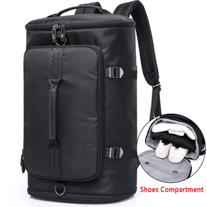 Sac à dos de randonnée de <span class=keywords><strong>style</strong></span> sport de plein air Oxford avec fermeture éclair Bagages de camping pour hommes/femmes Sneaker Compartiment à chaussures Sac polochon - Product Image 2