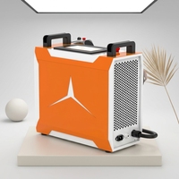 Machine de nettoyage au laser portable 300W pour l'élimination de la rouille et le décapage de la peinture sur surfaces métalliques, acier, aluminium, pierre, bois, béton, brique