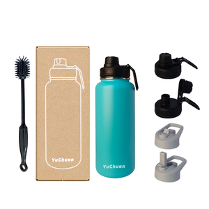 <span class=keywords><strong>Bouteille</strong></span> d'eau de sport isolée en acier inoxydable à double paroi personnalisée <span class=keywords><strong>bouteille</strong></span> <span class=keywords><strong>hydro</strong></span>électrique à large ouverture de 32oz - Product Image 5