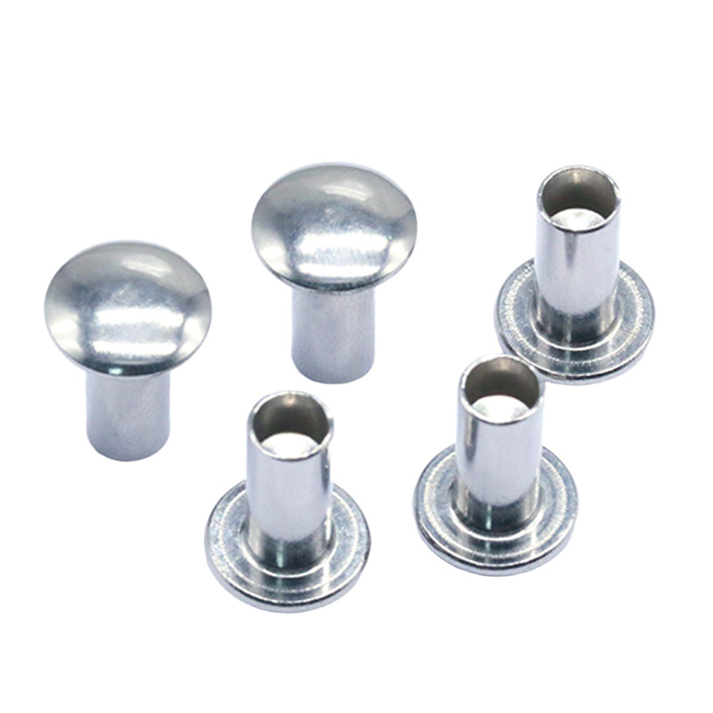 Factory Direct Customized Stainless Steel Round Head Semi Tubular Rivets Excellent Value