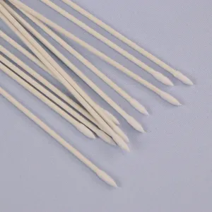 Elektronik temizlik pamuklu çubuk çubukla Q İpuçları 2mm sivri Mini kafaları kağıt pamuklu çubuk