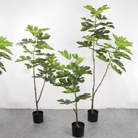 Künstlicher Feigenbaum im Topf, Bodendekoration für Wohnzimmer, Büro, Einkaufszentrum, Luxus-Landschaftsgestaltung, Hochzeit, Ostern, Erntedankfest, Blumendekoration