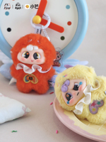 Porte-clés en peluche PVC personnalisé d'usine OEM, mignon Pippy - Série Petit Diable, boîte mystère en peluche