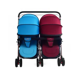 Kids Stroller En1888 Baby Stroller for Two Babies / Baby Strollers Double Twin with Air Wheel