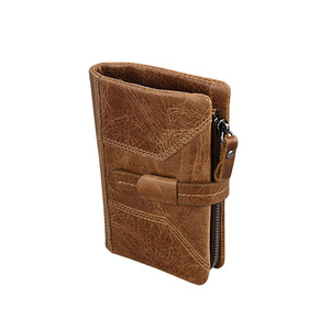 Premium Quality <b>RFID</b> <b>Blocking</b> Retro Men's Short <b>Wallet</b> with Coin Pocket Compact Leather <b>Wallet</b> for Daily Use for Sale - Product Image 2