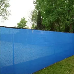 6ftx50ft 130GSM pagar privasi kaca depan penutup jala anti angin jaring untuk Lapangan Tenis