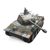 Tanque militar RC 1:16 henglong WW2, tanques de juguete de pantera alemana, para disparar bbs para niños