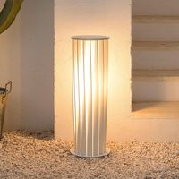 Lampes solaires en acier inoxydable pour pelouse, recommandées par les influenceurs transfrontaliers, télécommandées, étanches IP65 pour jardins