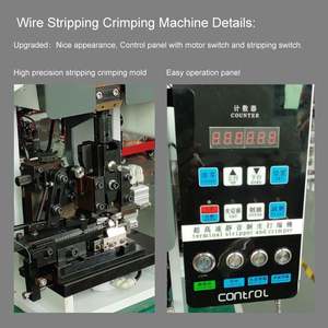 Machine automatique de sertissage et de dénudage de bande de câble de fil muet bon marché - Product Image 2