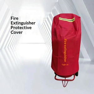 Cubierta Protectora para Extintor de Incendios Tipo 35/50, de Acero Inoxidable, con Sistema de Empuje Manual, Polvo Seco, Impermeable y Aislante, para Taller - Product Image 1