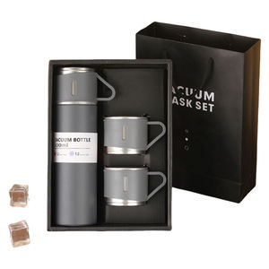 أكواب مخصصة مزدوجة الجدار من الفولاذ المقاوم للصدأ بالتصاميم من 3 أكواب - Product Image 4