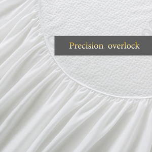 Premium Bamboo <strong>Mattress</strong> Protector Queen Size - 100% Bamboo Fabric Surface <strong>Mattress</strong> <strong>Cover</strong>, Waterproof Bed <strong>Cover</strong>, Hypoallergenic, - Product Image 5