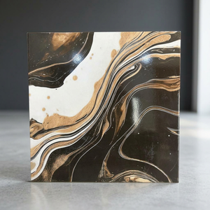 Carreaux de sol en céramique pour extérieur et intérieur, série Punch, design moderne en briques d'argile, finition perforée, 300x300mm - Product Image 3