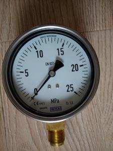 Wika-Drukmeter Explosieveilige Bourdon Buisdrukmeter Model 212.20 Roestvrijstalen Behuizing Industrieel Type - Product Image 5