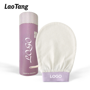 Usine Laotang Échantillon gratuit Vente en gros Gant exfoliant en soie pour soins de la peau Gant exfoliant en soie turque pour le corps et le visage - Product Image 1