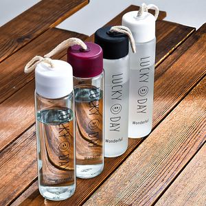 Botella Deportiva Portátil Sy767 de 360 ml, Botella de Agua Transparente de Vidrio para Exteriores, Moderna para Niños - Product Image 2