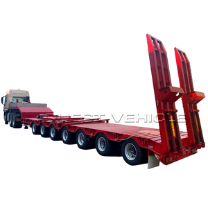 <span class=keywords><strong>Transport</strong></span> Mini Excavateur Remorques <span class=keywords><strong>Utilitaire</strong></span> 7 Essieux Bas Lit Semi Remorque - Product Image 3