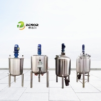 1000L Elektrische Verwarmingsmixtank van RVS 304 voor de productielijn van vruchtensap