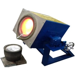 Fourneau de fusion à <span class=keywords><strong>induction</strong></span> industriel électrique Topyro IGBT 10/20/50/100/150 kg pour cuivre, laiton, aluminium, fer et acier, petit modèle 2000 - Product Image 4
