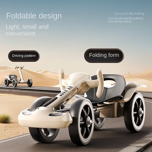 <span class=keywords><strong>Go</strong></span>-Kart Elettrico Pieghevole di Alta Qualità per Bambini, 4 Ruote, con Musica e Telecomando, per Divertimento in Giardino - Product Image 1