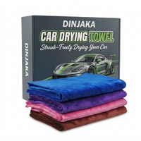 Serviette de séchage automobile extra-large en microfibre brossée épaisse double face résistante aux déchirures QT008MM 60x160CM 400GSM