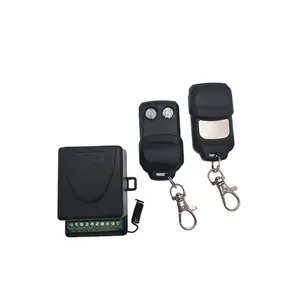 Kit ricevitore e trasmettitore Mini interruttore Wireless interno 12V/24V 2 relè 433.92Mhz per operatore cancello porta Garage