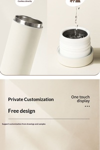 Nova Garrafa Térmica Inteligente de Aço Inoxidável com Tampa com Tela de Exibição, Mantém Quente, À Prova de Vazamentos, Caneca Térmica a Vácuo para Presente, Logotipo Personalizado - Product Image 5
