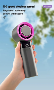 2025 Trend New Rechargeable Air Circular <b>Hand</b> <b>Fans</b> Outdoor 3000mAh Handheld Usb Portable Foldable Desktop <b>Fan</b> Electric <b>Mini</b> <b>Fan</b> - Product Image 5