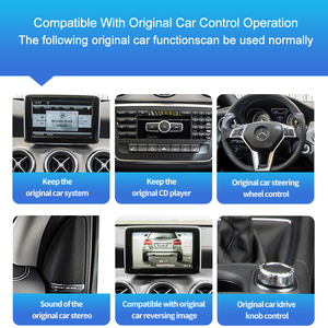 Android Auto Carplay đài phát thanh xe máy nghe nhạc w204 C204 cho Mercedes Benz C Class ntg4.5 ntg5.0 màn hình hỗ trợ <span class=keywords><strong>Wifi</strong></span> BT - Product Image 6