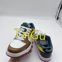 Chaussures de basket-ball originales personnalisées avec logo personnalisé chaussures baskets en cuir à coupe haute et basse personnalisées