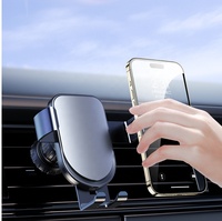 Support universel pour téléphone portable Smartphone en alliage d'aluminium Gravity Nano Support pour téléphone portable Rotation à 360 ° Support pour téléphone portable