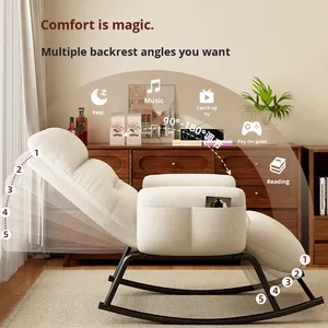 Comodo Salotto a dondolo Sedia Poltrona comfort per Camera <span class=keywords><strong>da</strong></span> Letto <span class=keywords><strong>Esterno</strong></span> comfort Sedia <span class=keywords><strong>da</strong></span> Giardino - Product Image 2