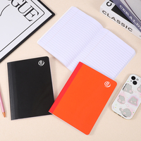 Carnet promotionnel en gros format A5 (155*210mm) avec couverture en carton blanc pour journal, exercices et écriture