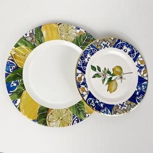 Nuovo piatto di carta al limone tazza tovagliolo piatto da Dessert tutte le forniture <span class=keywords><strong>per</strong></span> feste <span class=keywords><strong>per</strong></span> la <span class=keywords><strong>festa</strong></span> di <span class=keywords><strong>compleanno</strong></span> matrimoni di san valentino <span class=keywords><strong>per</strong></span> 8 ospiti - Product Image 4
