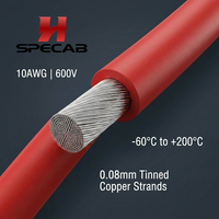 Kit de câbles de batterie en silicone professionnels 4AWG/25mm pour système solaire hors réseau du Cambodge, connecteur d'onduleur et de batterie