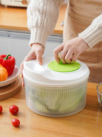 Fabrieksgroothandel handmatige plastic huishoudelijke multifunctionele grote capaciteit keuken handmatige groentewasser voedseldehydrator