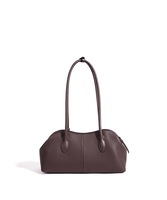 Sac à bandoulière de luxe en cuir véritable pour femme, style vintage, personnalisable avec logo, en cuir de vachette pleine fleur, sac à main sous le bras