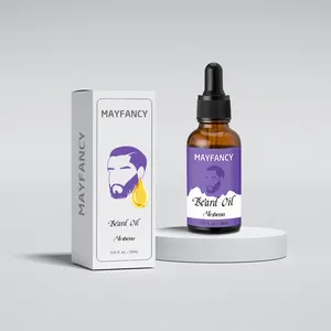 Make Your Own Label Organic Fragrance Beard Oil For Hair Growth With Verbena For Adding Shine To Beard For Men