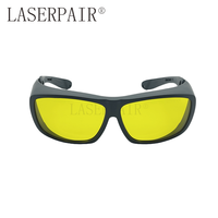 Lunettes de sécurité laser certifiées CE EN207 à haute transmission 79% 450nm OD6+ pleine monture avec protection UV