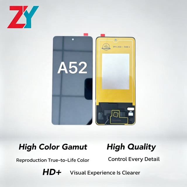 For A52 4G/5G Cell Phone High Quality Compatible Screen Replacement 6.4" In-cell LCD Display HD+ High Brightness High Color