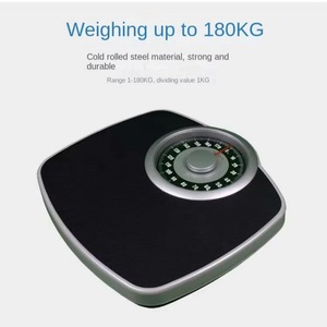 Báscula mecánica Kinlee con capacidad de 180 kg, forma rectangular duradera para uso doméstico. - Product Image 5