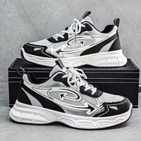 Baskets pour hommes M913, nouveau style automne, chaussures de sport respirantes en maille, semelle épaisse antidérapante, chaussures de course décontractées pour hommes