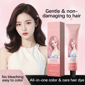 Crema Colorante Permanente per <span class=keywords><strong>Capelli</strong></span> di Qualità Professionale OEM/ODM 100ml, 30+ Colori alla Moda, Senza Ammoniaca, Formula Vegetale Delicata per Copertura dei <span class=keywords><strong>Capelli</strong></span> Grigi - Product Image 4
