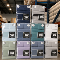 Lot de 6 draps en viscose de bambou taille King, rafraîchissants, doux, respirants, avec poches profondes, vente en gros