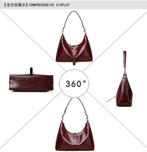 Nuevas Bolsas de Mensajero de Alta Calidad para Mujer, Bolsos de Mano de Cuero Genuino, Bolsos Cruzados, Bolsos de Hombro para Mujer, Bolsos Tote con Asa Superior - Product Image 4