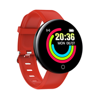 Montre intelligente D18 pour hommes et femmes, montre connectée, tension artérielle, étanche, montres numériques, suivi de la forme physique, montre de sport D18S