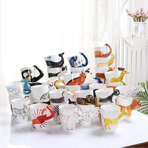 Tazza da <span class=keywords><strong>Caffè</strong></span> in Ceramica Dipinta a Mano Creativa 2026, con Manico 3D a Forma <span class=keywords><strong>di</strong></span> Granchio, Fatta a Mano, Regalo Unico Ideale - Product Image 4